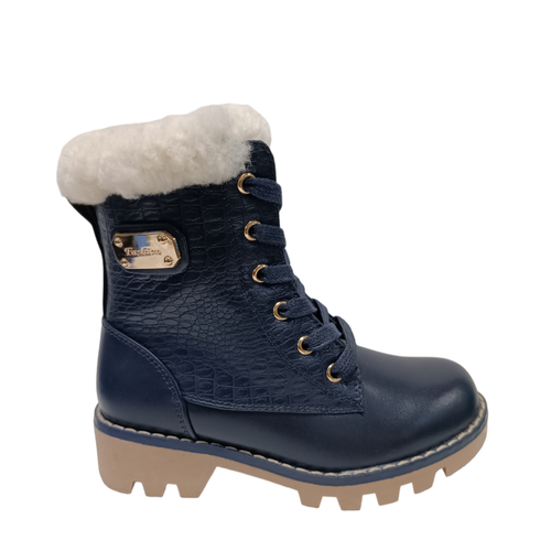 фото Ботинки сказка, размер 27, синий