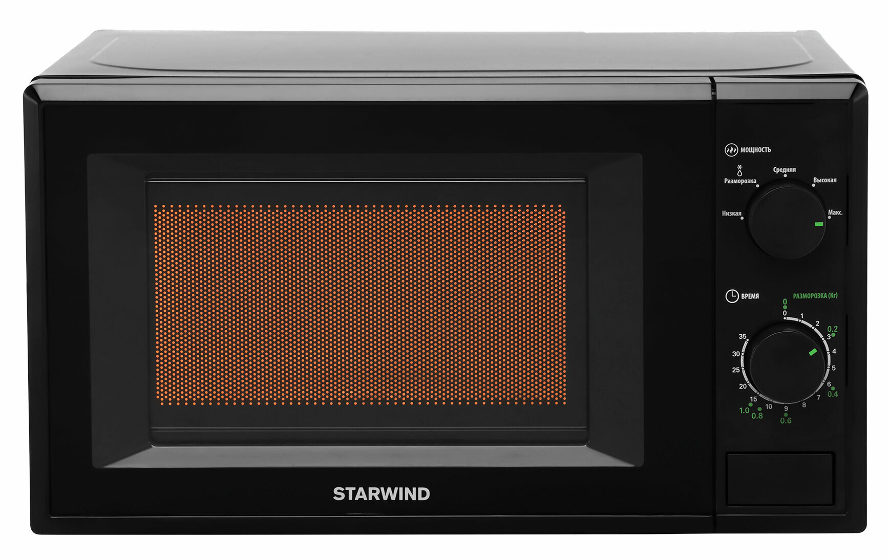 Микроволновая печь StarWind , 700Вт, 20л, черный - фото №17