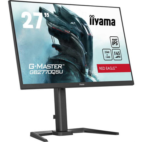 IIYAMA Монитор LCD 27 169 2560х1440WQHD IPS nonGLARE 165 Hz 400cdm2 H178V178 10001 80M1 167M 05 ms HDMI DP USB-Hub Height adj Tilt Swivel Speakers 1Y Black 5888500₽