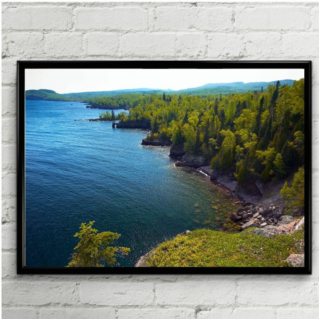 Плакат "Живописные озера 25" Cool Eshe из коллекции "Природа", плакат А3