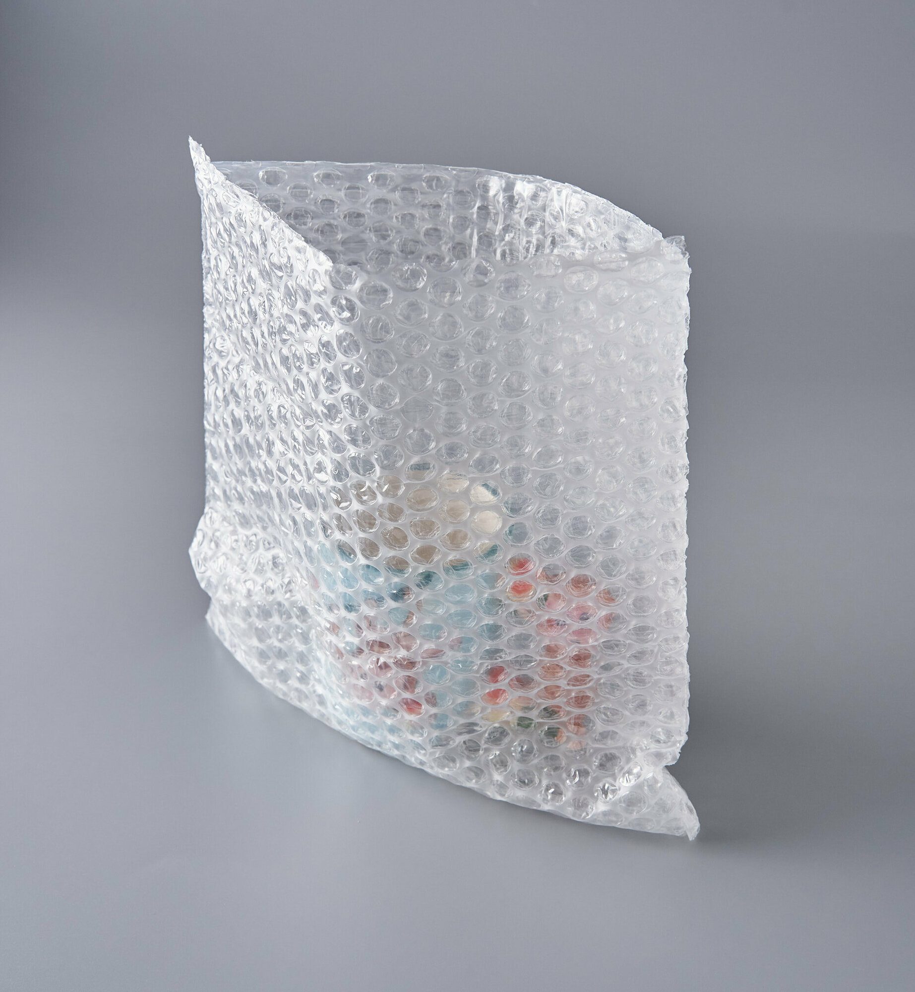 Пакет воздушно-пузырчатый (ВПП, пузырьковый, пупырчатый), 25х25 см, трехслойный, плотность пленки 75 гр/м, 1000 шт.