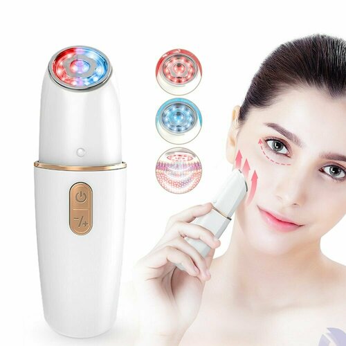 Микротоки для лица 5 в 1 мезотерапия микротоковый массажер для лица электрический вибромассаж светотерапия ЭМС электропорация 615600₽