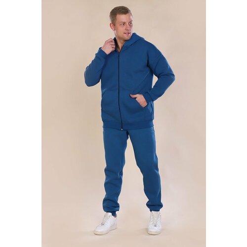 Комплект одежды Руся, размер 56, синий костюм руся размер 52 синий