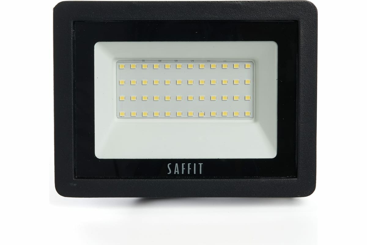 Светодиодный прожектор SAFFIT SFL90-50 IP65 50W 6400К черный