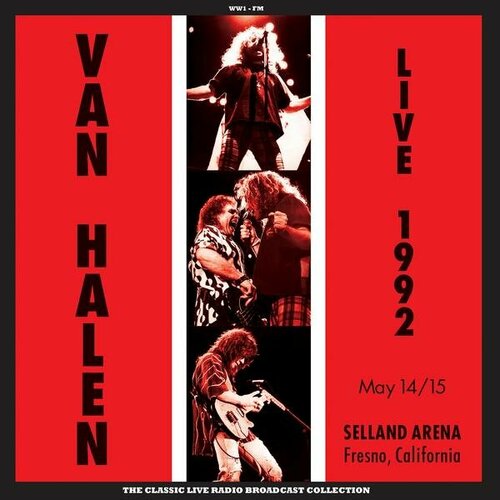 Виниловая пластинка VAN HALEN - LIVE AT SELLAND ARENA FRESNO 1992 (COLOUR RED/WHITE SPLATTER, 2 LP) виниловая пластинка van halen live at selland arena fresno 1992 colour red white splatter 2 lp