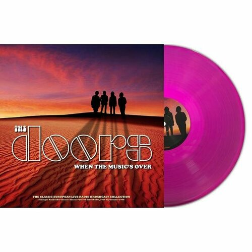 Виниловая пластинка DOORS - WHEN THE MUSICS OVER: STOCKHOLM 1968 (COLOUR VIOLET)