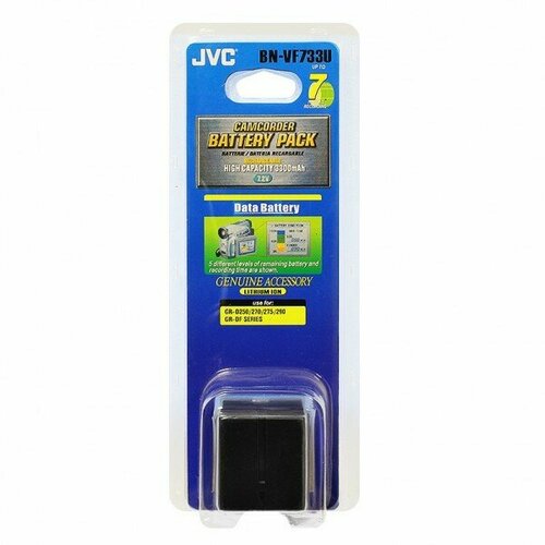 Аккумулятор JVC BN-VF733U аккумуляторная батарея для видеокамеры jvc gz hd bn vg138 3 6v 4000mah