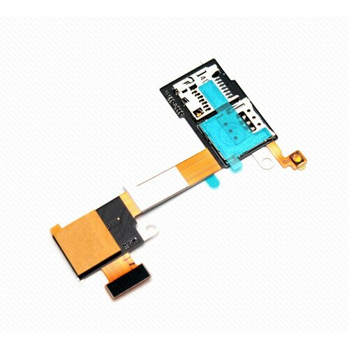 Шлейф для Sony D2303/ D2305 (Xperia M2) на разъем SIM/MMC динамик buzzer для sony d2302 xperia m2 dual d2303 d2305 xperia m2 в сборе