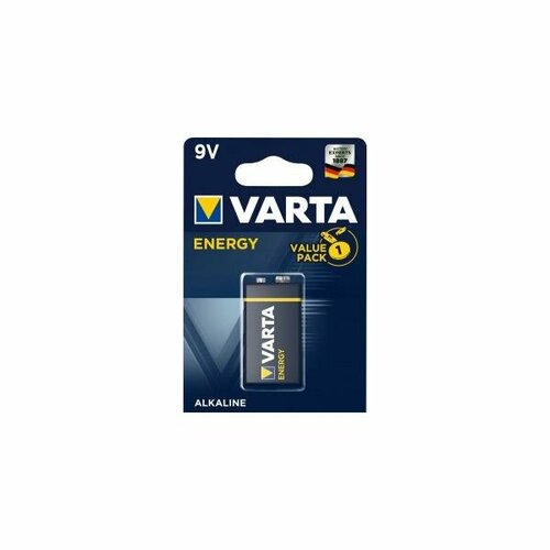 Батарейка Э/п Varta 4122.229.411 Energy 6LR61/6F22 BL1, 1 шт. батарейка крона varta high energy longpower 4922 6lr61 bl1