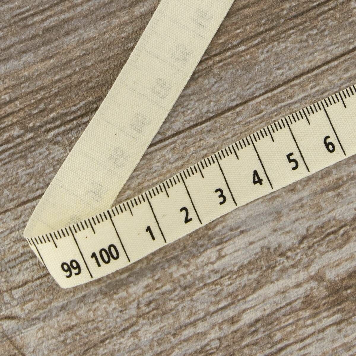 Декоративная лента хлопковая - сантиметр 15 мм 5 м бежевая на картонной катушке 1 упаковка