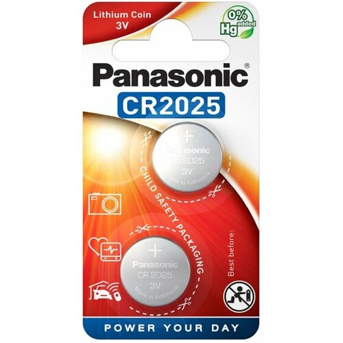 Батарейка Panasonic CR2025 EL 1шт батарейка cr2025 dl2025 panasonic 1шт