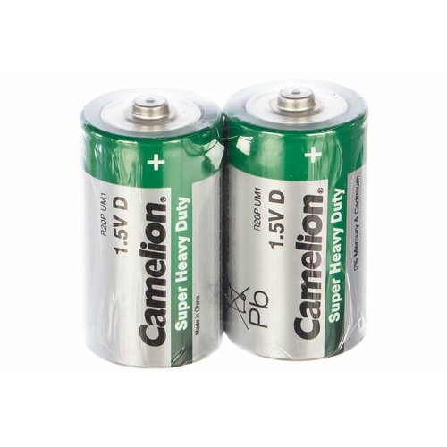 Батарейка 1.5В Camelion R20 SR-2, 1662 батарейки camelion r20 sr 2 12 шт