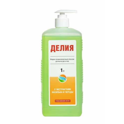 Мыло жидкое 1л с помпой делия санитека 13944 (арт. 855415)