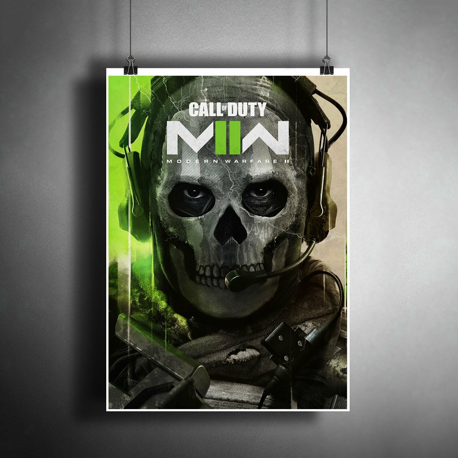 Постер плакат для интерьера "Компьютерная игра: Call of Duty: Modern Warfare 2. PlayStation 4 Xbox 360" / A3 (297 x 420 мм)