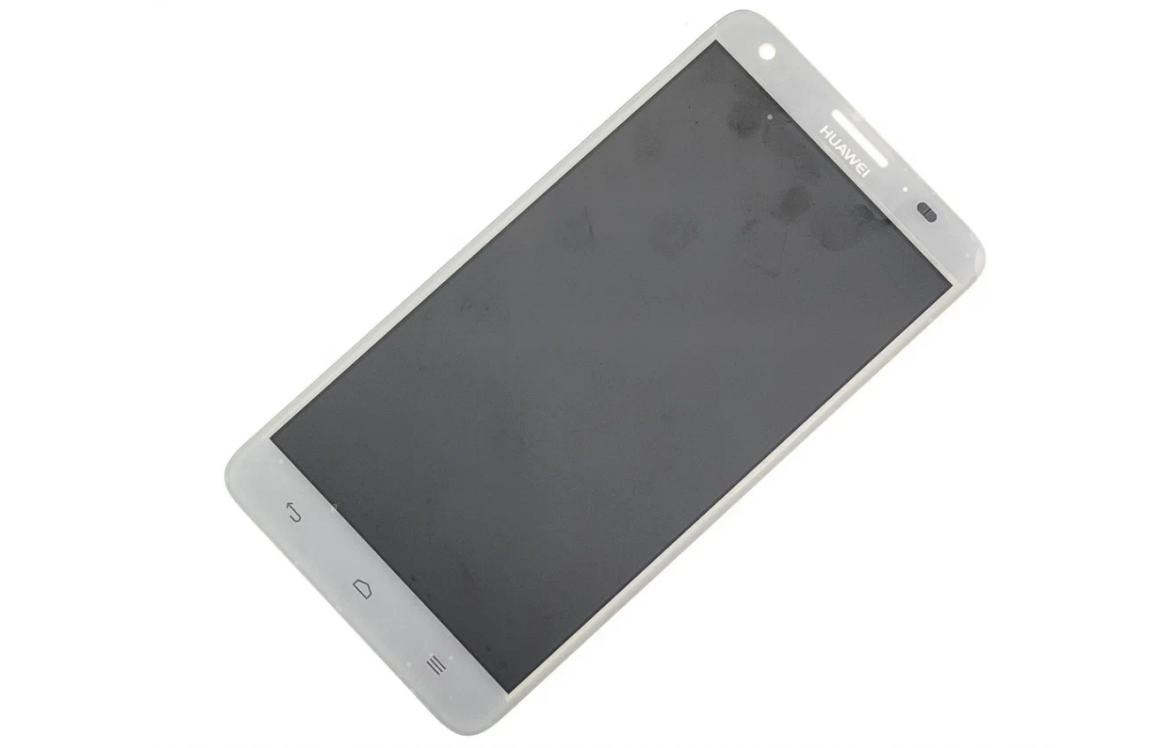 Дисплей для Huawei Honor 3X (G750-U10) (в сборе с тачскрином), белый