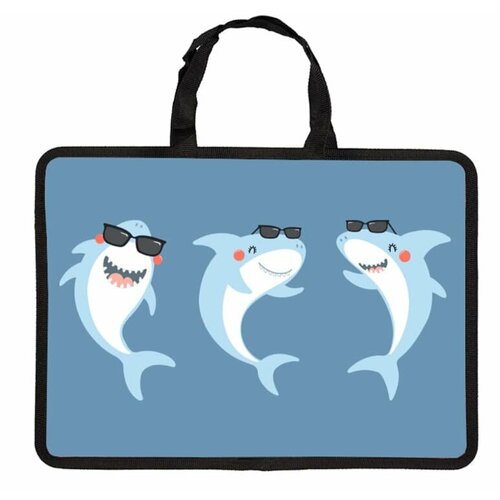 Папка пластиковая А4 0л Веселые акулы КанцЭксмо ПП40109 680₽