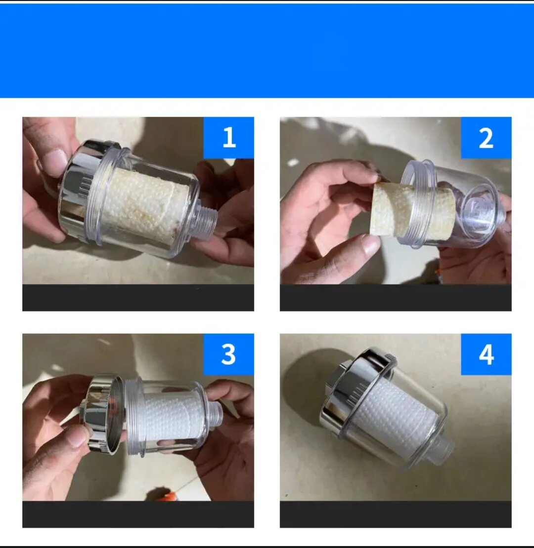 Сменные фильтры для очистки воды душа и кухни - фотография № 6