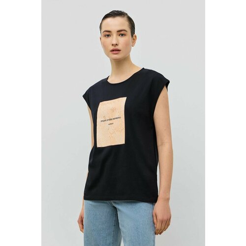 фото Футболка baon, размер 50, черный