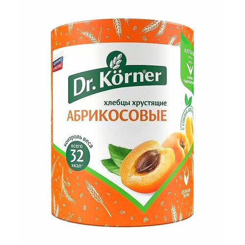 Хлебцы мультизлаковые Dr. Korner злаковый коктейль абрикосовые 90 г
