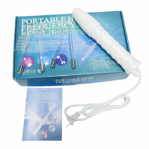 Косметологический аппарат для волос лица и тела профессиональный импульсный массажер для лечения прыщей морщин и целлюлита белый 483500₽