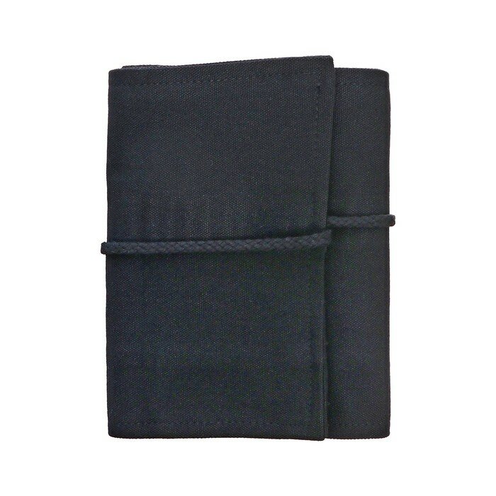 фото Пенал мягкий скрутка, 36 предметов, на шнурке, черный