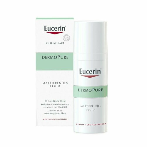 Eucerin матирующий флюид dermopure