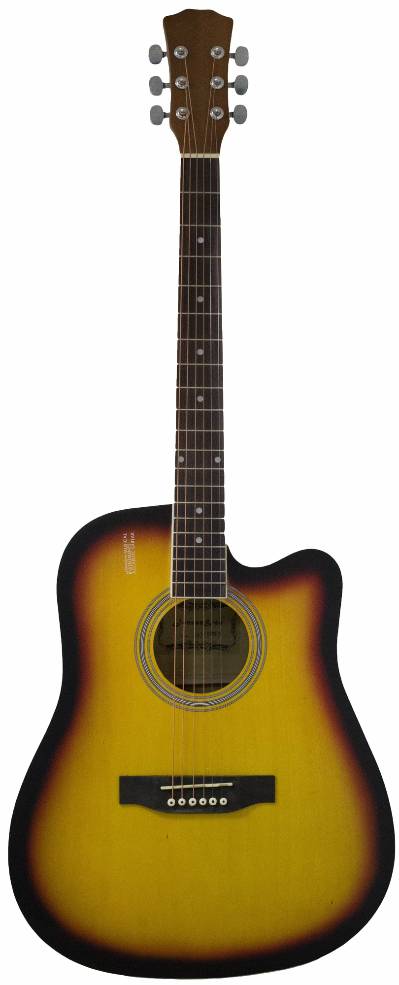 Акустическая гитара Elitaro E4120 SB /матовая /оранжевая санберст/ 41"дюйм