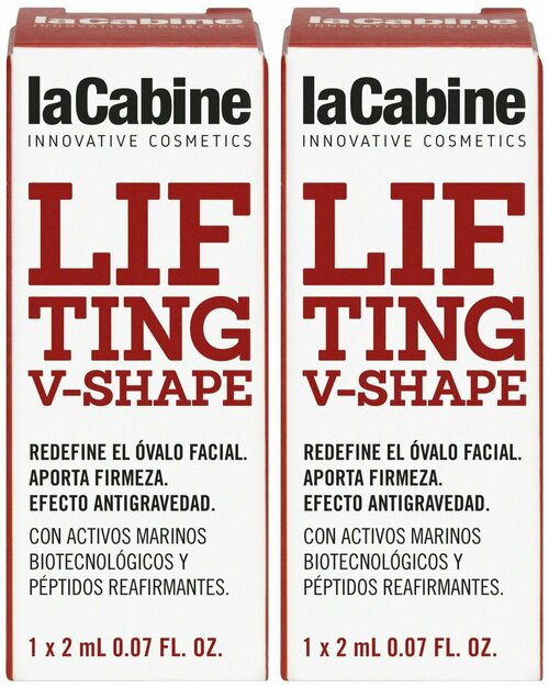 La Cabine Моделирующая сыворотка-филлер - Lifting v-shape ampoules для лица в ампулах 1х2мл, 2 шт