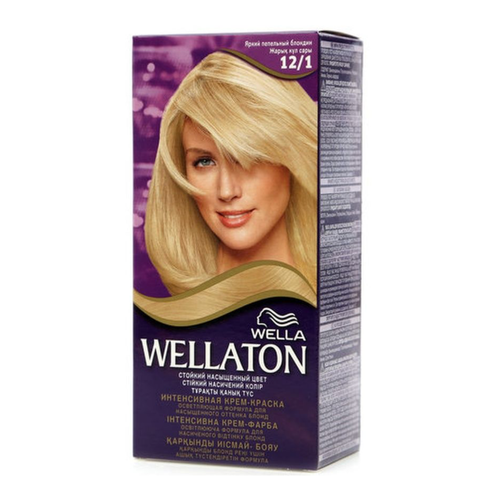 Веллатон / Wellaton - Крем-краска для волос тон 12/1 Яркий пепельный блондин 110 мл