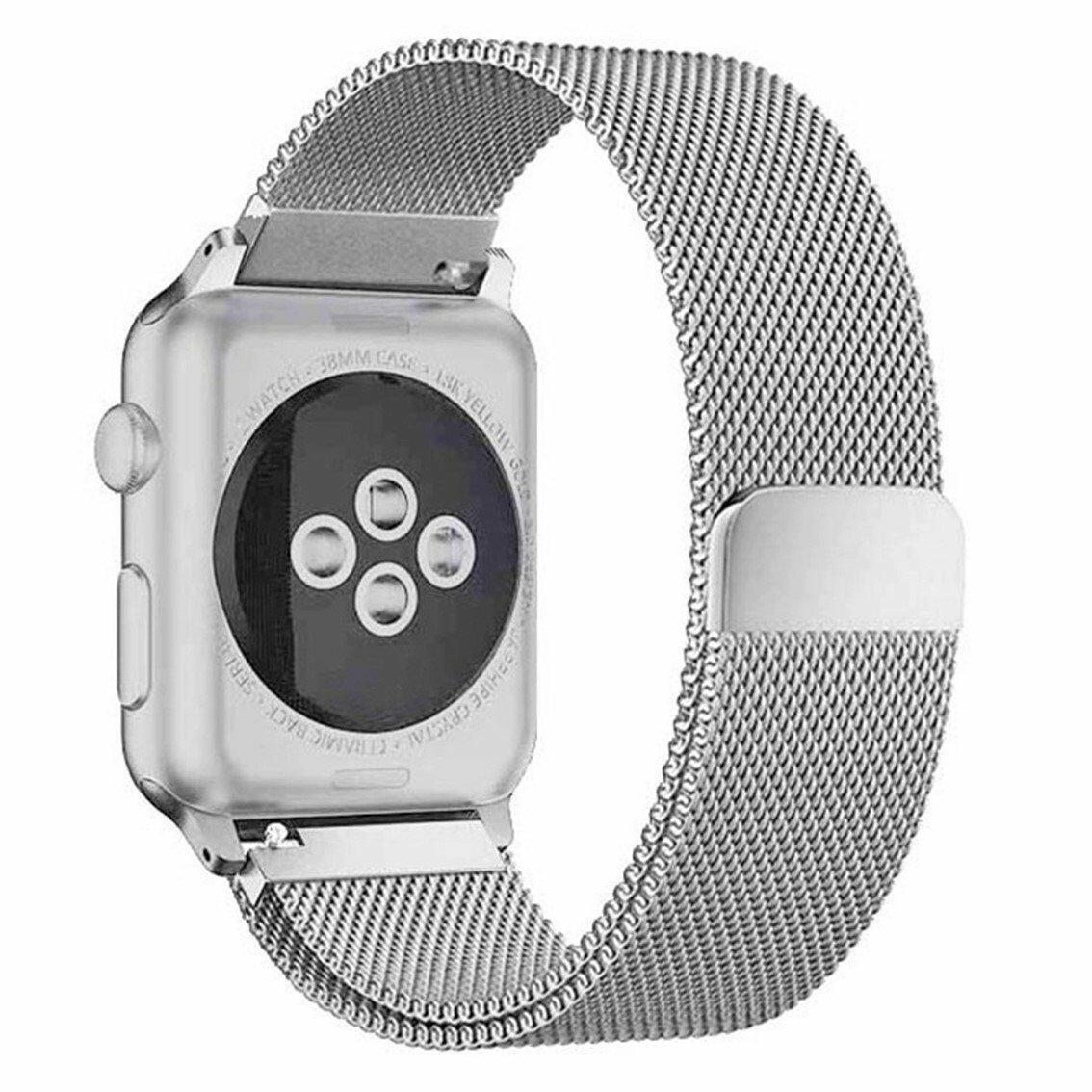 Сетчатый браслет миланская петля для Apple Watch 42 / 44 мм Серебристый