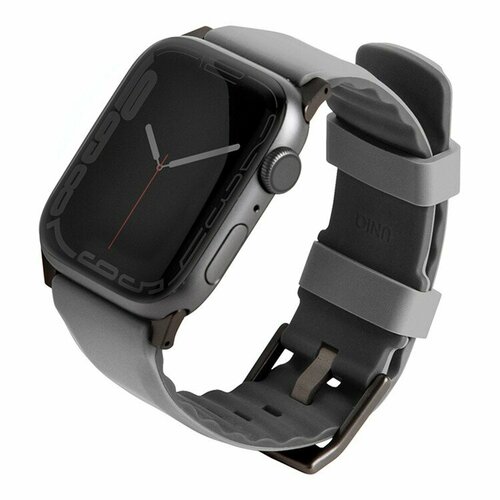 Ремешок силиконовый Uniq Linus Airosoft silicone для Apple Watch All 38-40-41 мм, серый