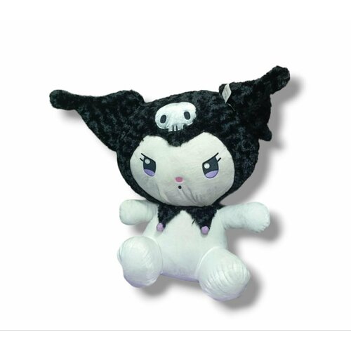 Мягкая игрушка Куроми из аниме 40 см черно-белая мягкая игрушка куроми из аниме 30 см коричнево белая