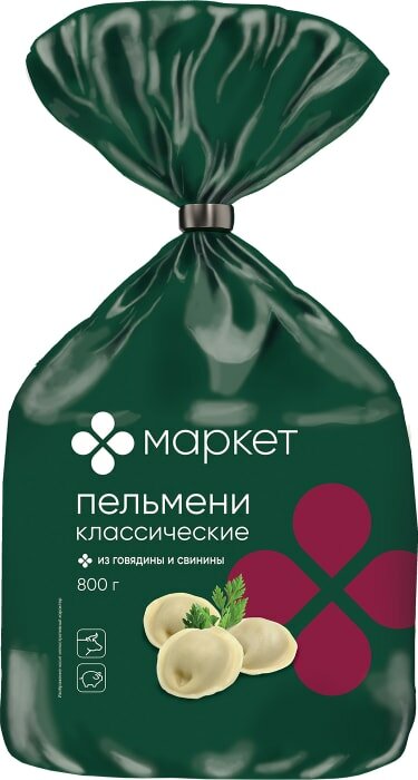 Пельмени Маркет Классические категории В 800г