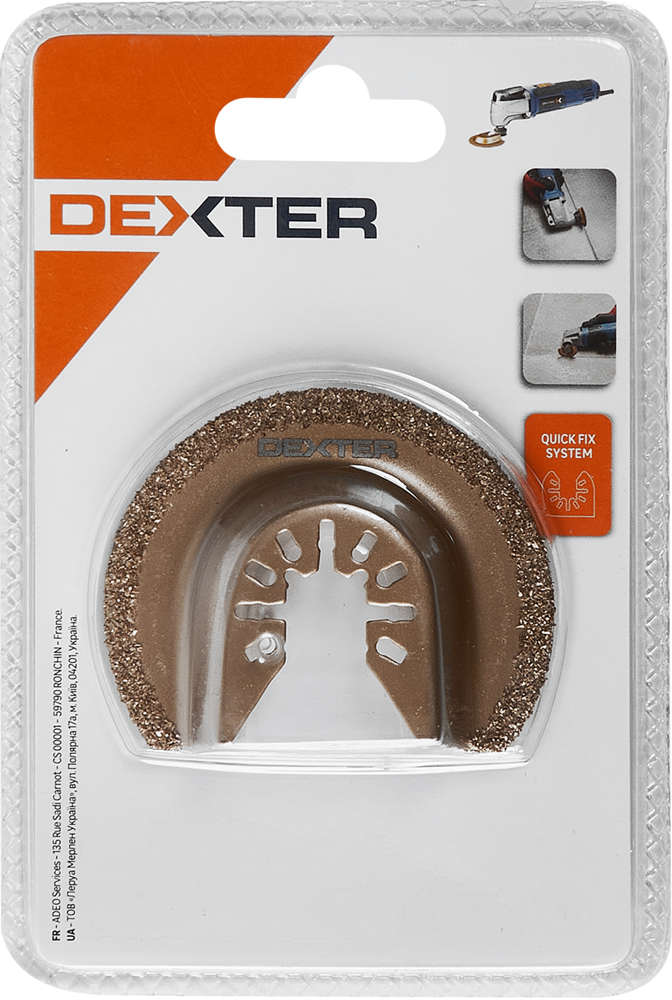 Насадка полукруглая для плитки и швов Dexter — фото 3