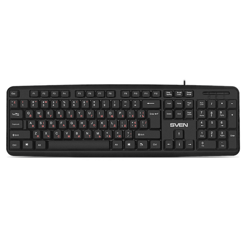 Клавиатура SVEN KB-S230 USB черный 54900₽