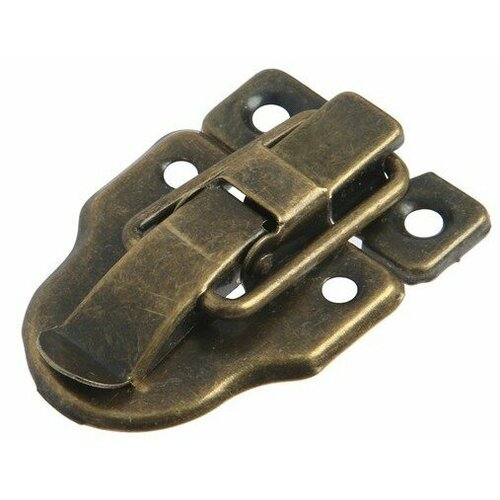 Замок-защелка на ящик ZM01, 5.5х4см, железный, цвет бронза 9157254