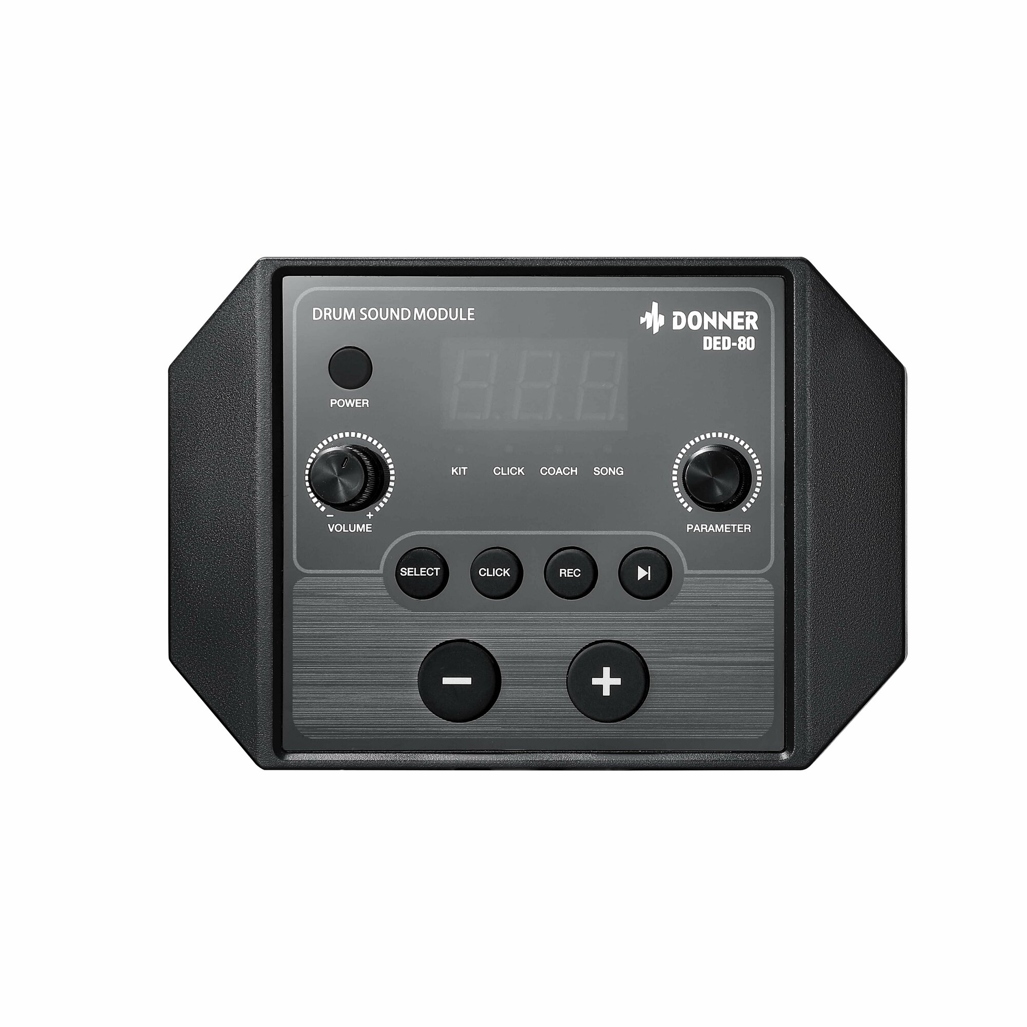 DONNER DED-80P Electric Drum Set 5 Drums 3 Cymbals электронная ударная установка (5 пэдов барабанов, 3 пэда тарелок, стул для ба — фото 1