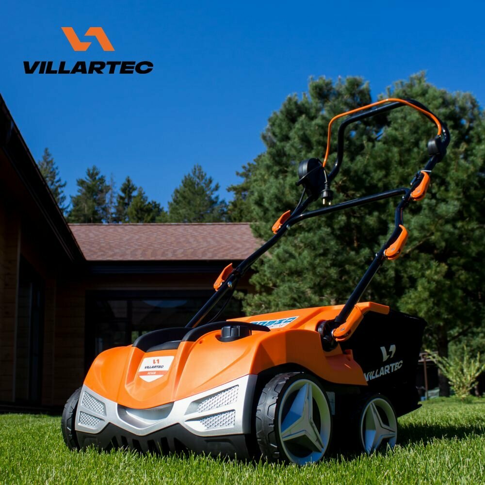 Аэратор скарификатор для газона электрический VILLARTEC AE1638