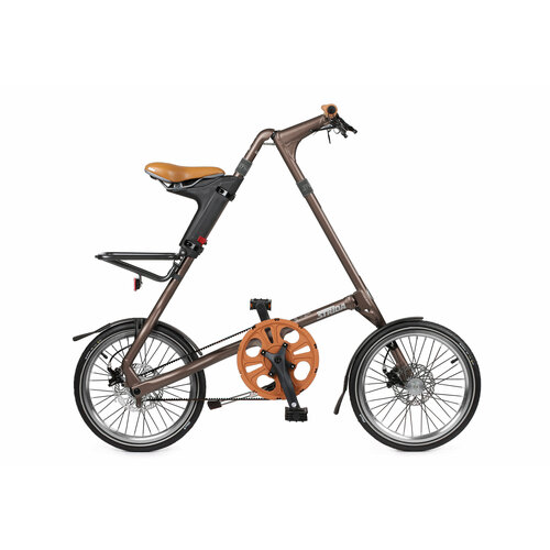 фото Складной велосипед strida sx бронзовый