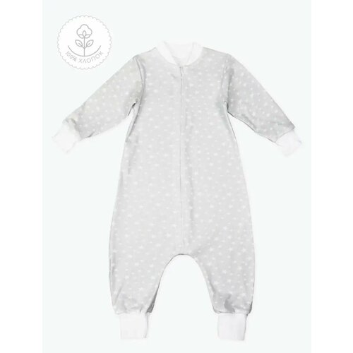 фото Комбинезон , размер 74-80, серый нет бренда