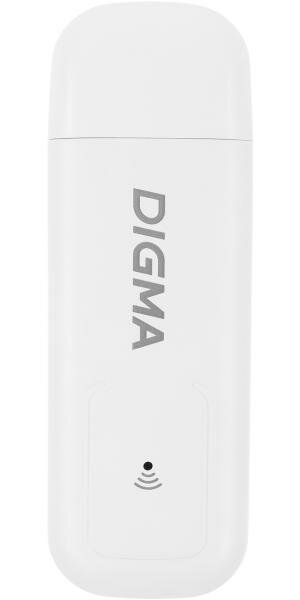 Модем 3G/4G Digma Dongle WiFi DW1960 USB Wi-Fi Firewall +Router внешний белый — фото 4