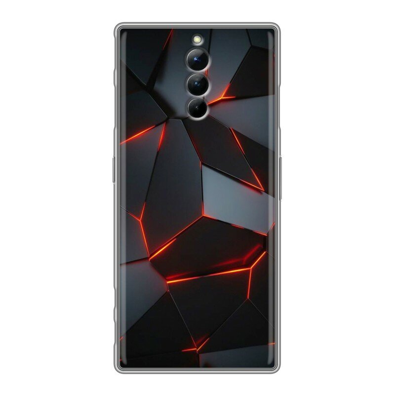 Дизайнерский силиконовый чехол для ЗТЕ Ред Мэджик 8С Про / ZTE Nubia Red Magic 8S Pro Корги на скейте