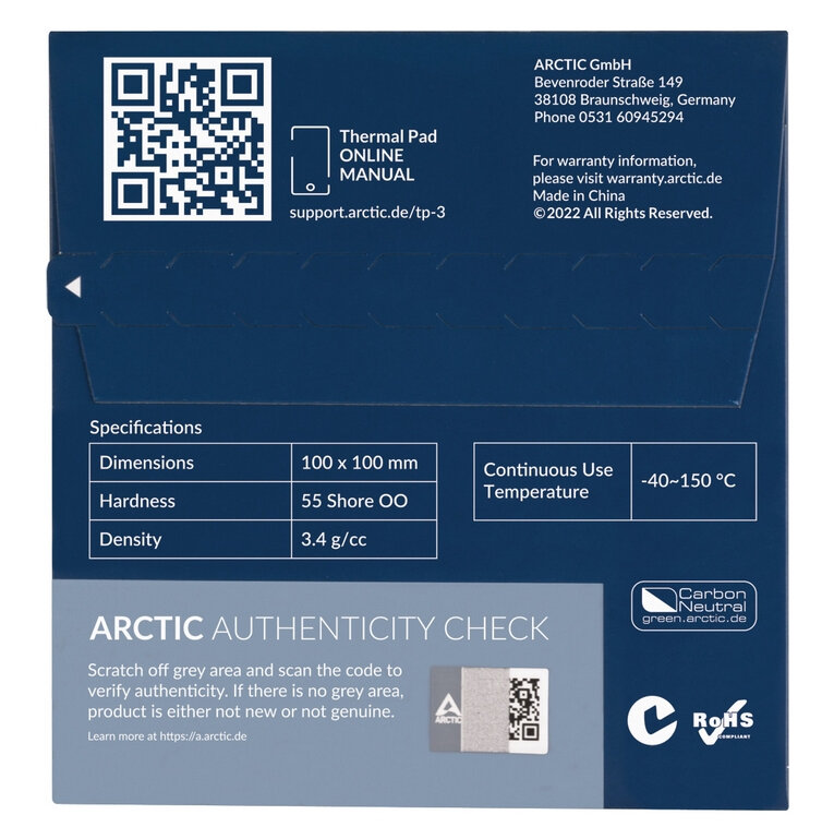 Термопрокладка Arctic TP-3 — фото 4
