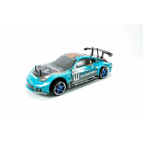 фото Радиоуправляемая машина для дрифта hsp flying fish 1 4wd rtr масштаб 1:10 2.4g - 9412312312 350z бирюзовый