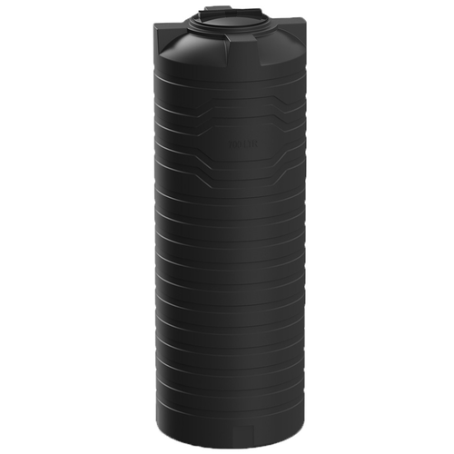 Узкая емкостьбакбочка для питьевой воды дизельного топлива молочной продукции на 700 литров цвет-черный N-700 22350₽