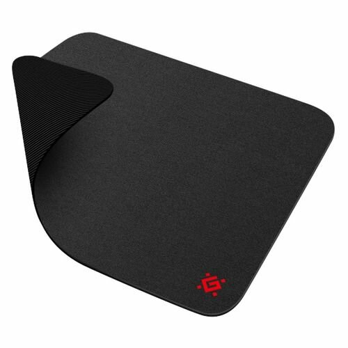 Коврик для мыши Defender Black (M) черный, каучук + ткань, 350х250х3мм [50017]