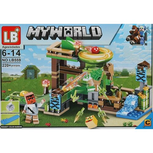 Конструктор My World, Майнкрафт конструктор my world майнкрафт minecraft lb 559 4 в 1 879 деталей ферма с led деталями