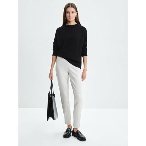 фото Брюки zarina, размер xs (ru 42), бежевый