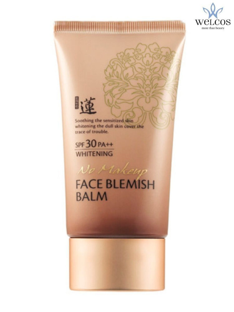 Welcos BB крем Lotus No Make-Up Blemish Balm, 50 мл.