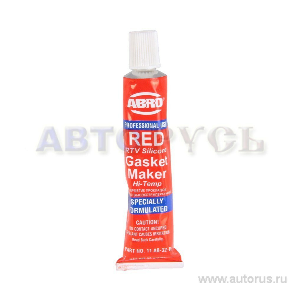 Герметик силиконовый красный 32 г abro 11-ab-ch-32r abro 11-ab-ch-32r